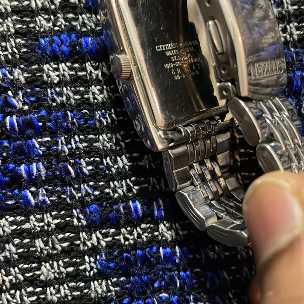 Citizen black dial stainless steel strap watch - Picture 5 of 8